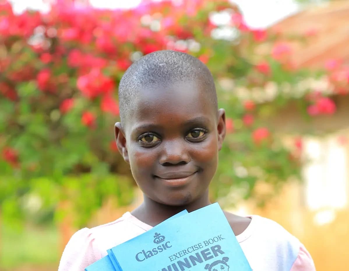 Faith holding new supplies