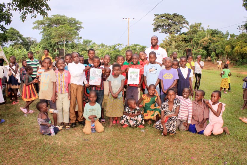 Children and staff at Restoration Children's Home Uganda