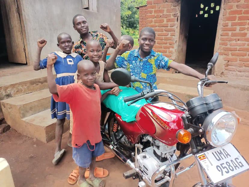 Motorcycle for transportation and community needs